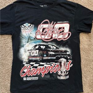 Champion Black Racing Graphic Tee